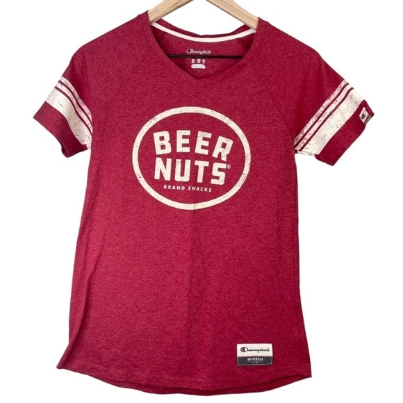 Champion Women’s Beer Nuts Brand Snacks Shirt - Picture 1 of 5